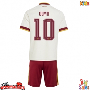 Spain Dani Olmo #10 Replica Away Stadium Kit for Kids World Cup 2026 Short Sleeve (+ pants)